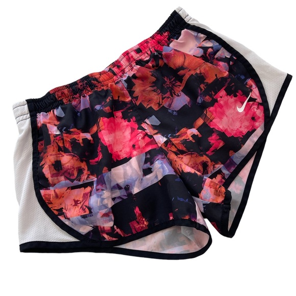 Nike Other - Nike Dry-Fit Tempo Multi Color Running Shorts Girls Size Small